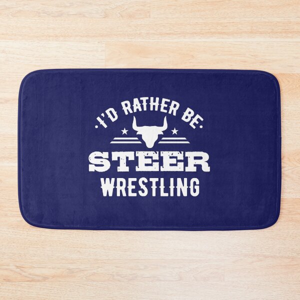 Item preview, I'd Rather Be Steer Wrestling designed and sold by jaygo.