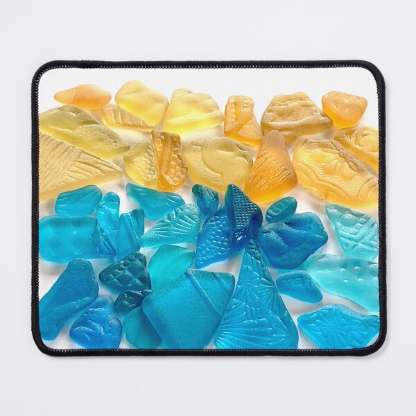 Item preview, Seaglass Ukraine colors  designed and sold by Jums-Med.