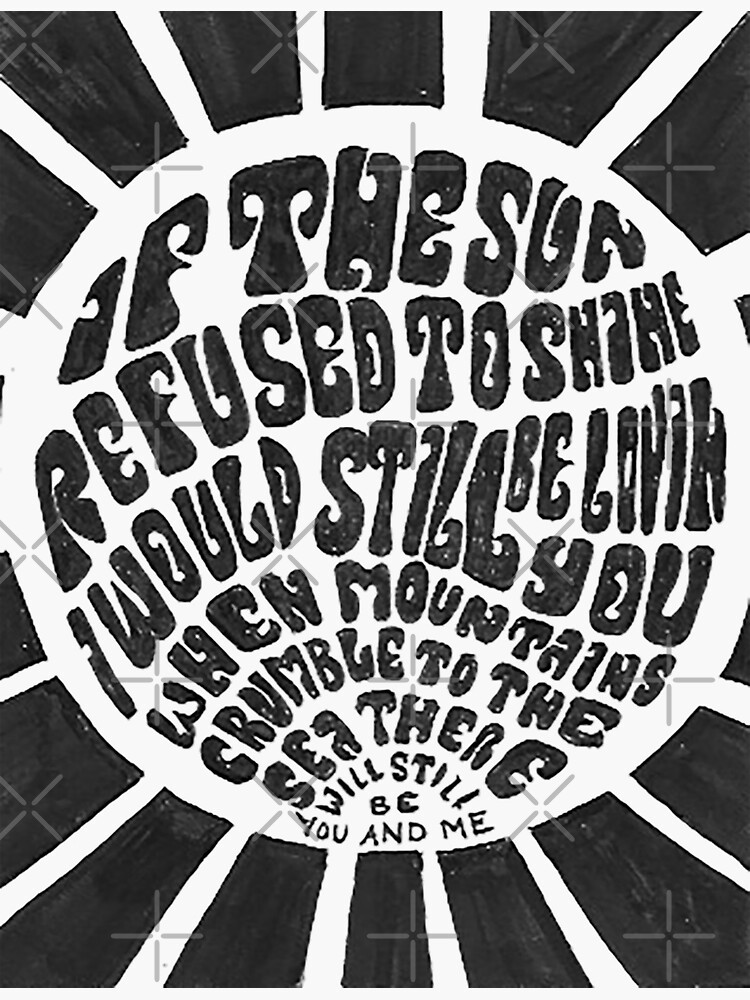 If the sun refused to shine by doodlebymeg