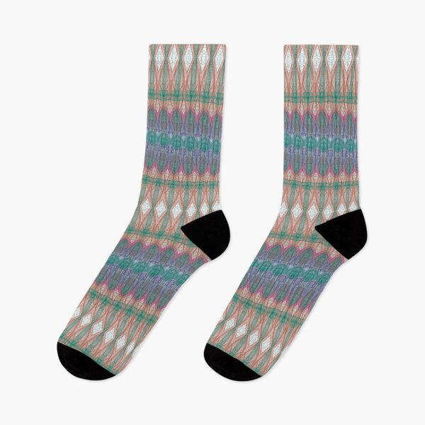 Item preview,  Multi-colored moroccan-inspired diamond pattern  designed and sold by BlackAlchemy2.