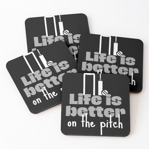 Item preview, Cricket: Life is better on the pitch designed and sold by TheGreenGoat.