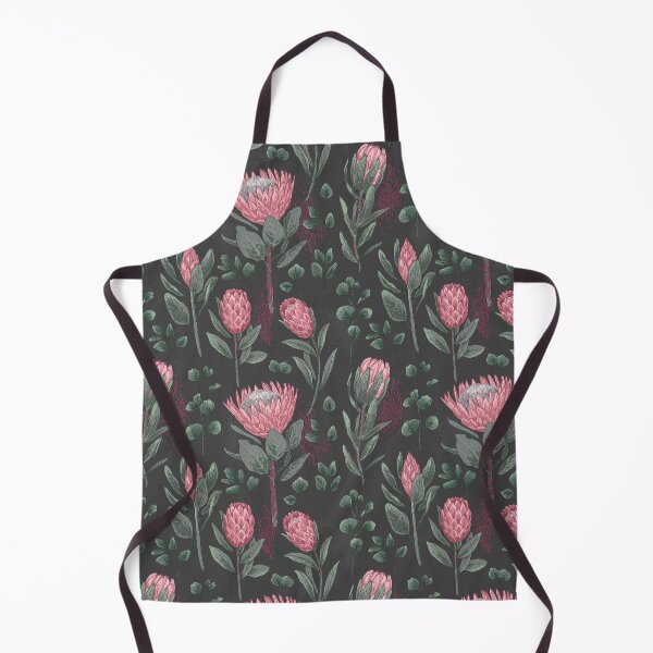 Item preview, Exotic flower Protea pink pattern. Botanical illustration designed and sold by IrinaVaneeva.