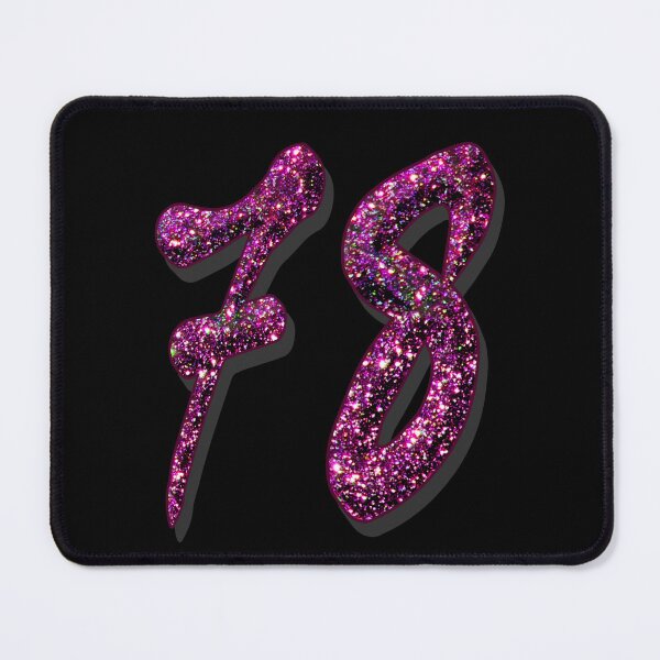 Item preview, Number 78 in purple pink glitter designed and sold by GlamourChick.