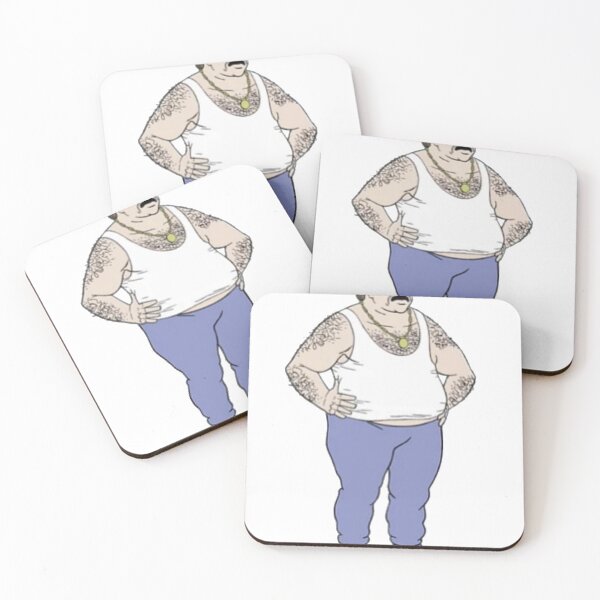Item preview, Aqua teen hunger force Carl angry wearing sandals  designed and sold by Gastrox.