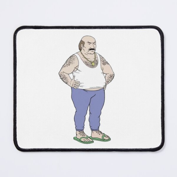 Item preview, Aqua teen hunger force Carl angry wearing sandals  designed and sold by Gastrox.