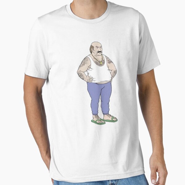 Item preview, Aqua teen hunger force Carl angry wearing sandals  designed and sold by Gastrox.