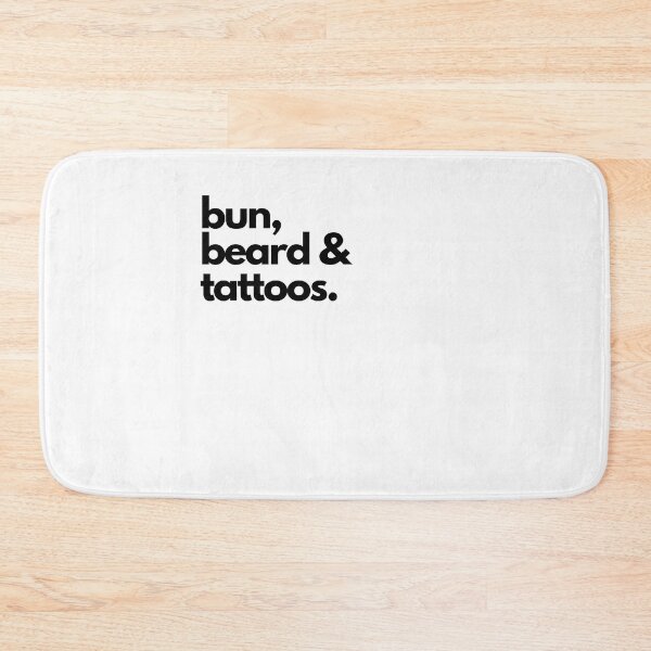 Item preview, Bun, beard and tattoos designed and sold by artbytalitha.