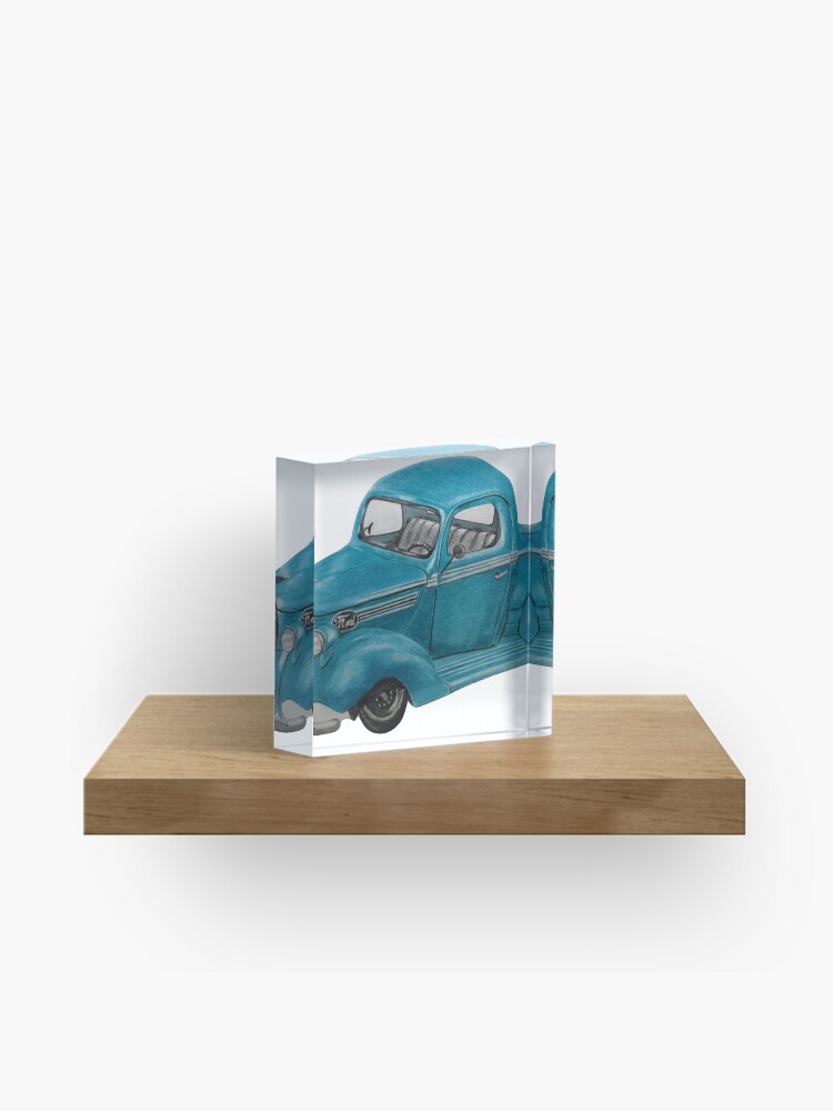 Old Ford Truck Acrylic Block