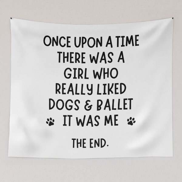 Item preview, A girl who really liked dogs & ballet designed and sold by TheGreenGoat.