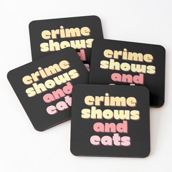 Item preview, Crime Shows And Cats designed and sold by chanonnut.