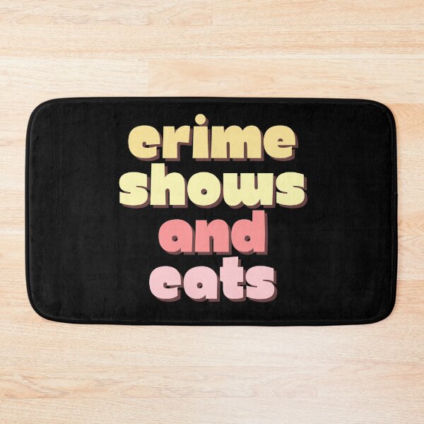 Item preview, Crime Shows And Cats designed and sold by chanonnut.