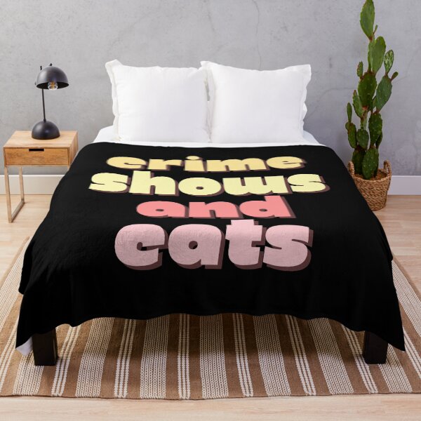 Item preview, Crime Shows And Cats designed and sold by chanonnut.