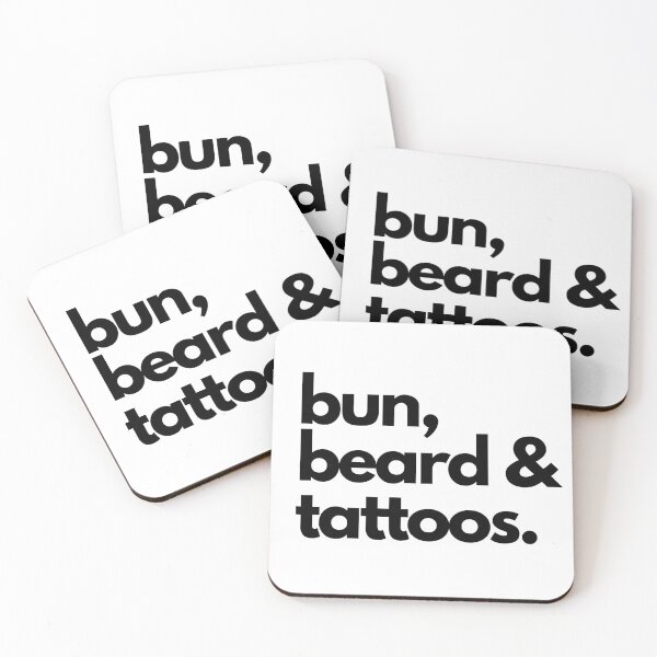 Item preview, Bun, beard and tattoos designed and sold by artbytalitha.