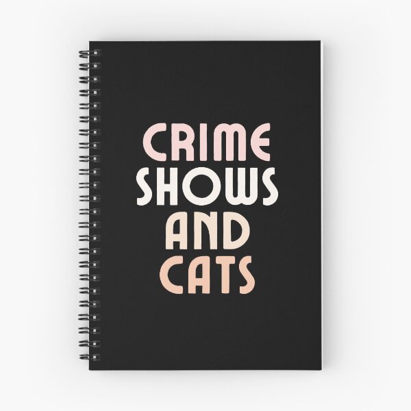 Item preview, Crime Shows And Cats designed and sold by chanonnut.