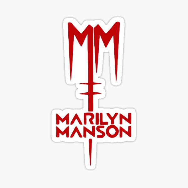 adesivo adesivo MARILYN MANSON Pop hard rock heavy metal aufkleber pegatina 