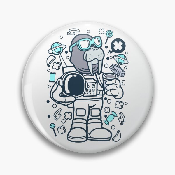 Item preview, Walrus Astronaut designed and sold by K-ARO.