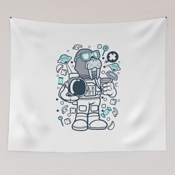 Item preview, Walrus Astronaut designed and sold by K-ARO.