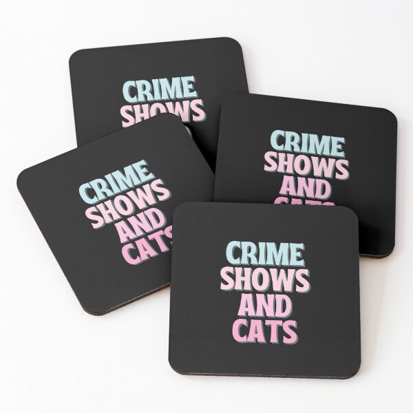 Item preview, Crime Shows And Cats designed and sold by chanonnut.