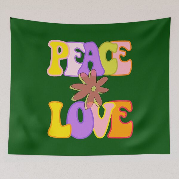Item preview, Peace & Love Hippie designed and sold by GaliYoga.