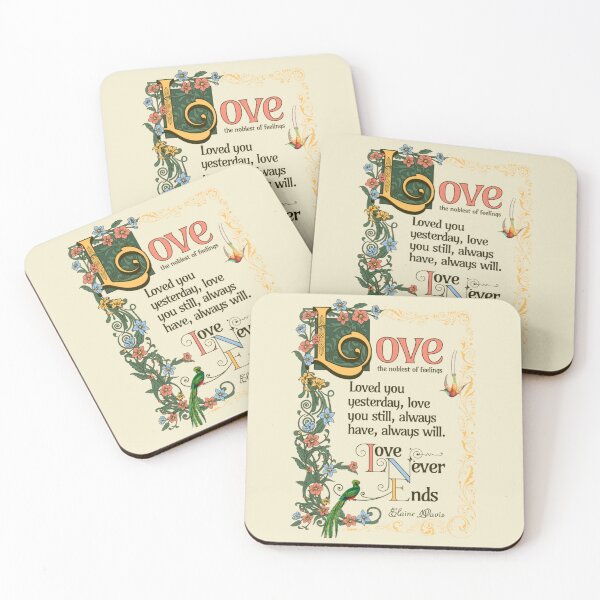 Item preview, Love Never Ends designed and sold by BurtWestonDesign.