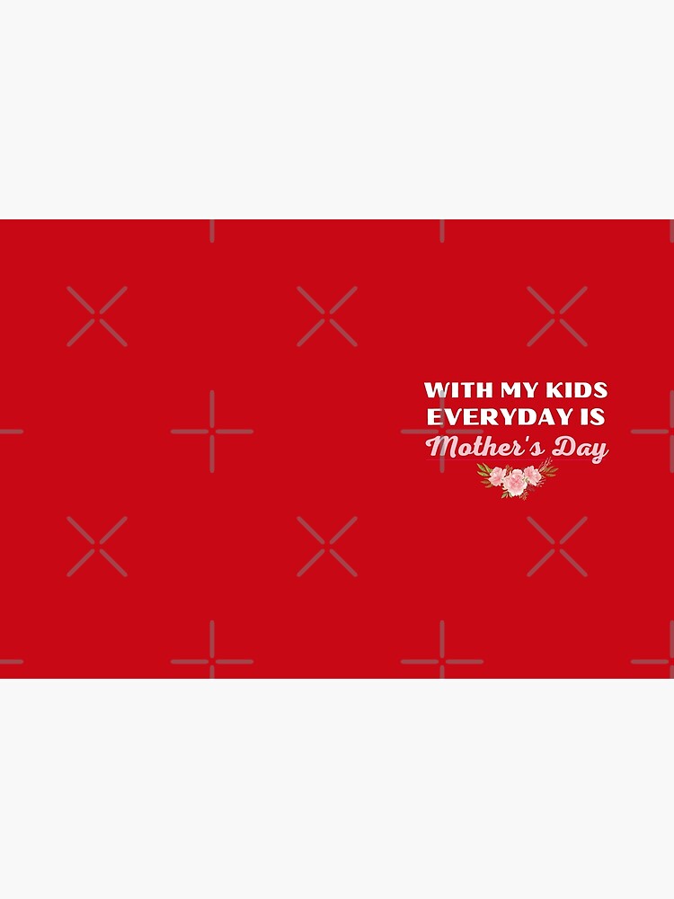 Thumbnail 3 of 3, Journal, WITH MY KIDS, EVERYDAY IS MOTHER'S DAY_01 designed and sold by philevera.