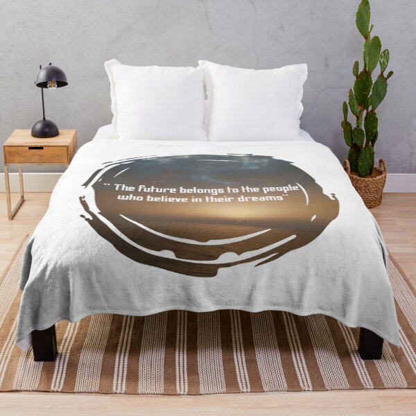Item preview, The future belongs to the people who believe in their dreams inspirational sunset quotes designed and sold by HBWOLFARTS.