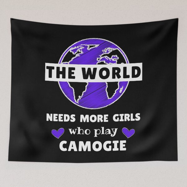 Item preview, The world needs more girls who play camogie designed and sold by TheGreenGoat.