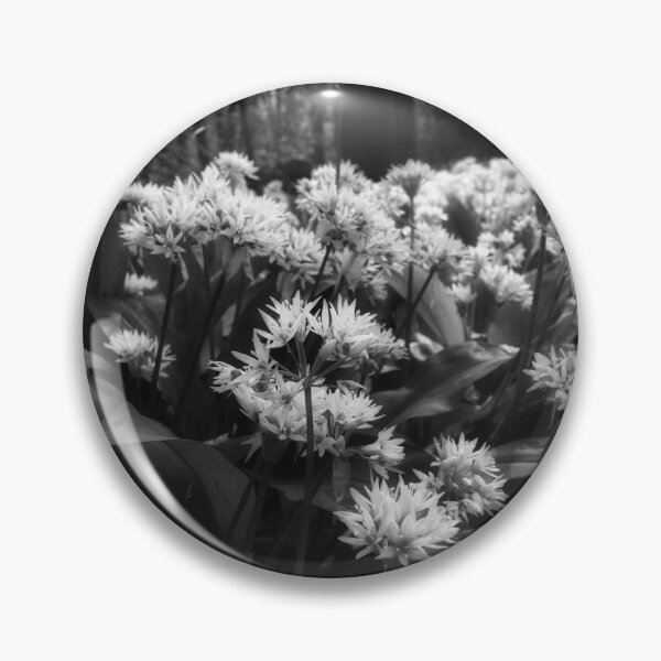 Item preview, Wild garlic in the forest in monochrome designed and sold by Ann Biddlecombe.