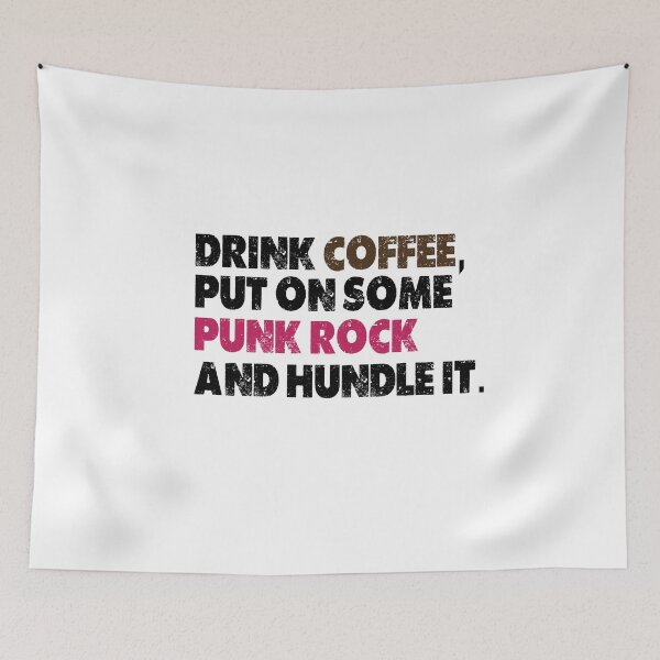 Item preview, Coffee Punk Rock Handle It designed and sold by Cupsofdreams.