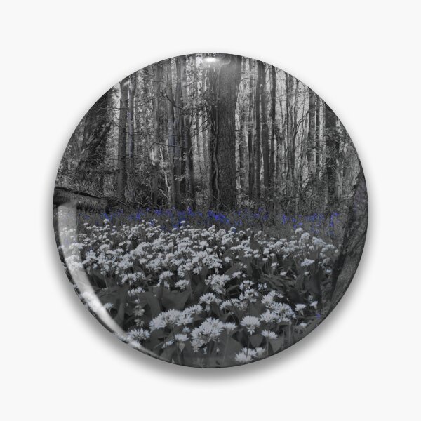 Item preview, wild garlic in the forest with bluebells designed and sold by Ann Biddlecombe.