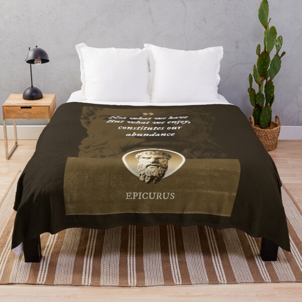 Item preview, Epicurus - Not what we have But what we enjoy, constitutes our abundance designed and sold by Syahrasi.