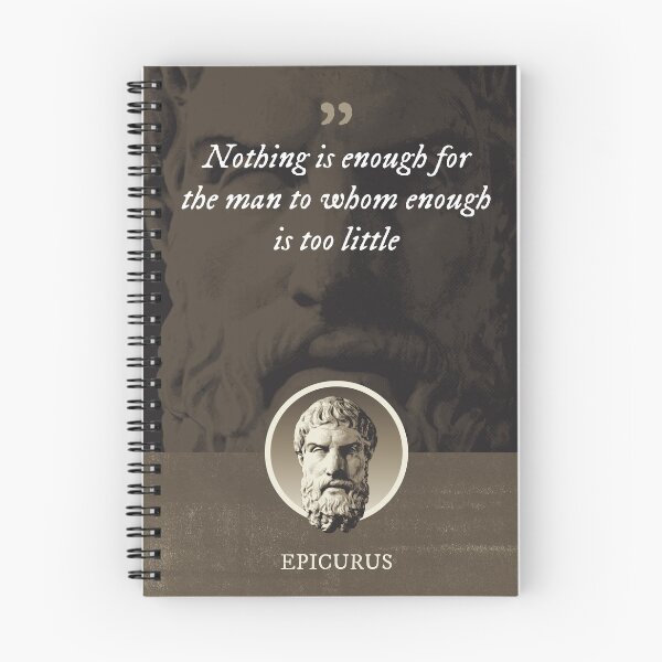 Item preview, Epicurus - Nothing is enough for the man to whom enough is too little designed and sold by Syahrasi.