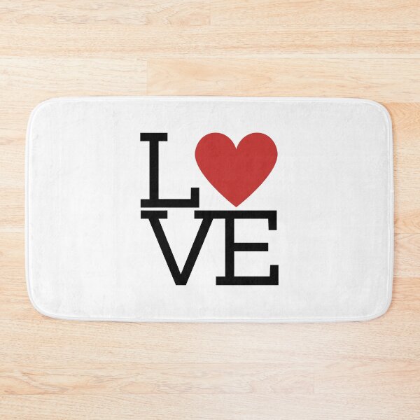 Item preview, Love Square Red Heart   designed and sold by KGoPrintables.