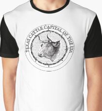 Texas-Cattle Capital of the USA Graphic T-Shirt