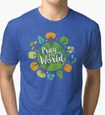 Pray-for-the-World Tri-blend T-Shirt