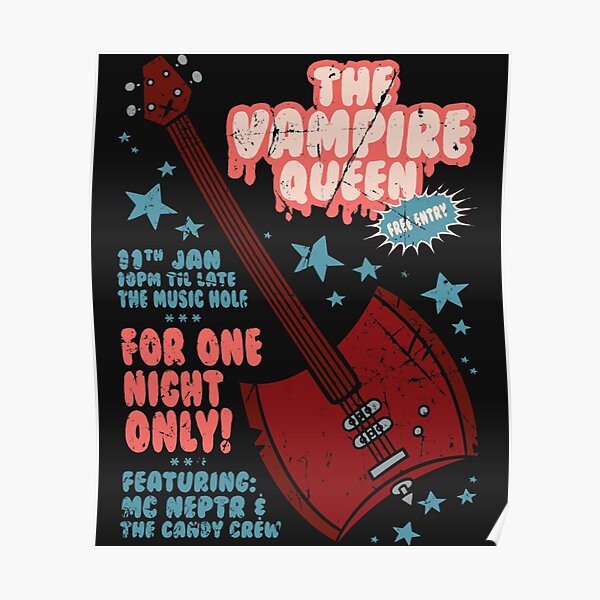 The Vampire Queen Music Poster Essential Poster