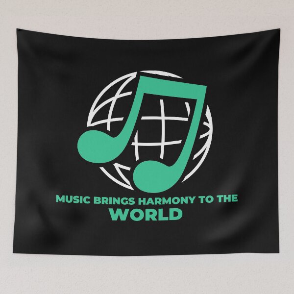 Item preview, Music Brings Harmony,music,guitar,band,musician,love,classic, harmony,musical,piano,cool, jazz,cute,funny,brings,colorful,i love music designed and sold by NAZIMNADIR.