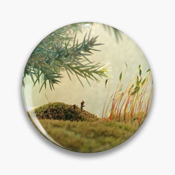 Item preview, Macro photo of moss and a young pine tree designed and sold by CiniArt.