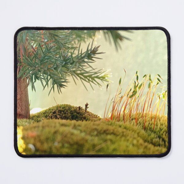 Item preview, Macro photo of moss and a young pine tree designed and sold by CiniArt.