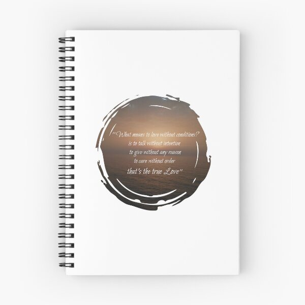 Item preview, What means to love without conditions ? inspirational sunset quotes  designed and sold by HBWOLFARTS.