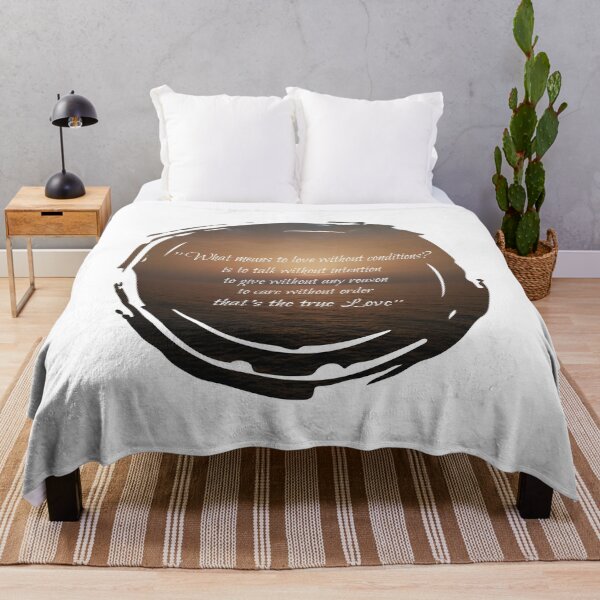 Item preview, What means to love without conditions ? inspirational sunset quotes designed and sold by HBWOLFARTS.