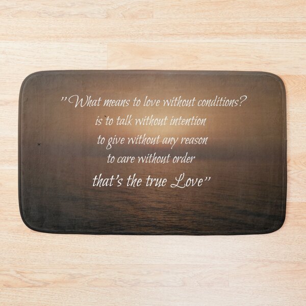 Item preview, What means to love without conditions ? inspirational sunset quotes  designed and sold by HBWOLFARTS.