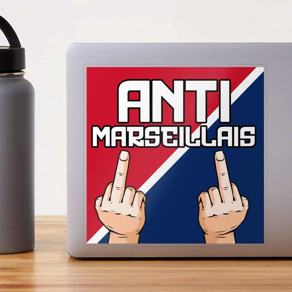 Anti Marseille Sticker by Muss 86 | Redbubble