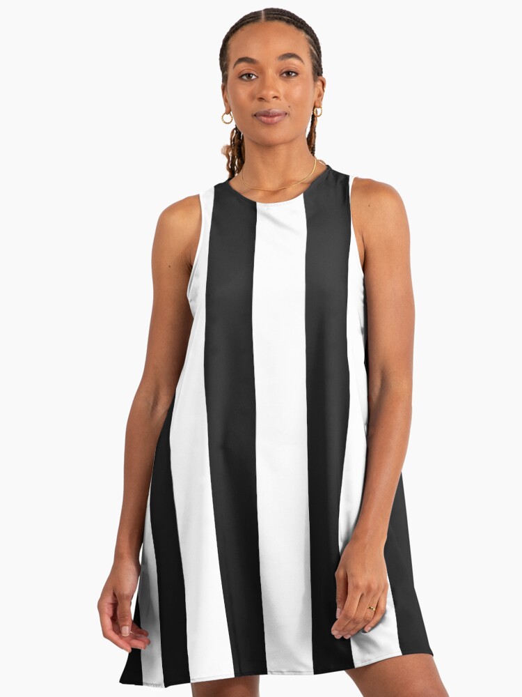 princess polly baby blue dress black and white vertical striped