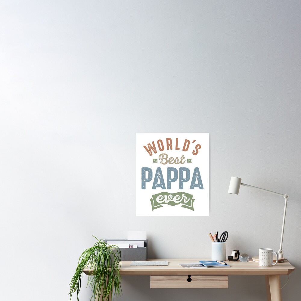 Best Pappa" Poster for Sale by | Redbubble