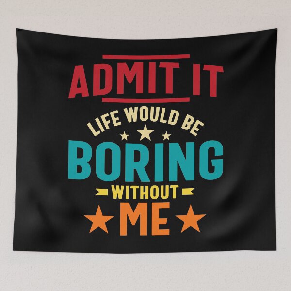 Item preview,  Admit Life Sarcastic Humor Retro T-Shirt designed and sold by Henderson8769.