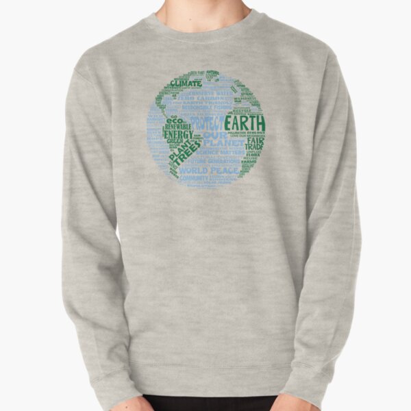 Schütze die Erde - Blaugrüne Worte für die Erde Pullover