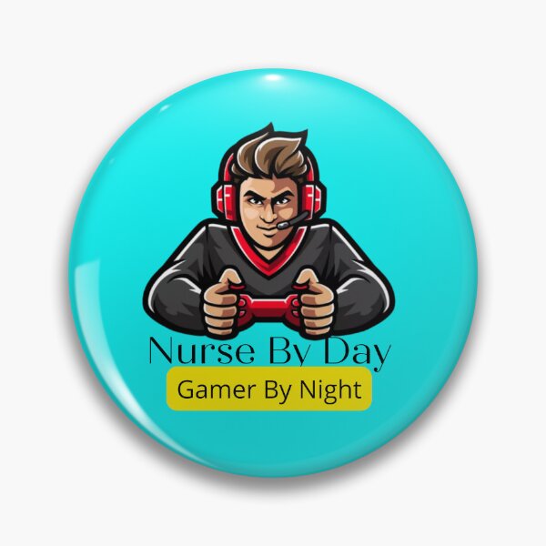 Item preview,  Nurse By day  Gamer By Night designed and sold by H-ALPHA.
