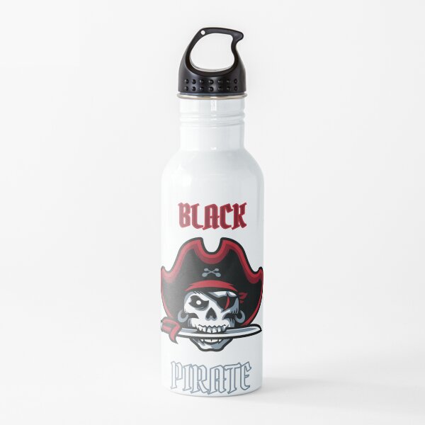 Black Pirate in the Sea of Thieves Water Bottle