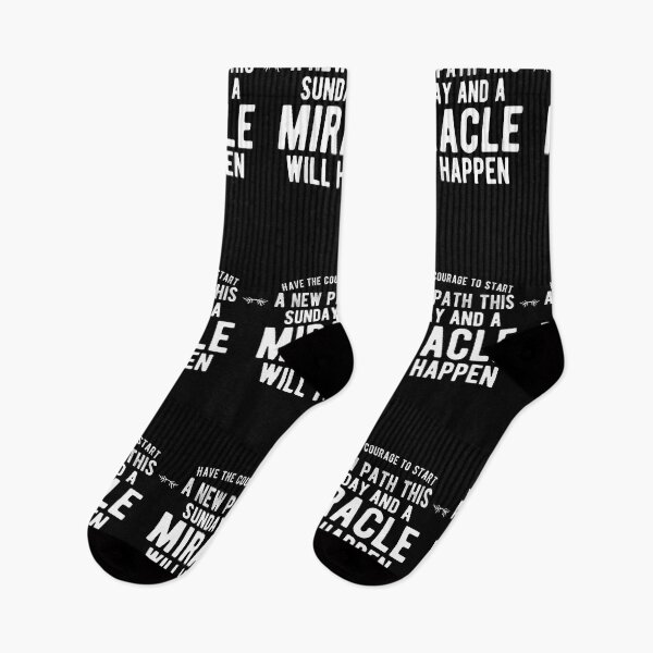 Item preview, Have the courage to start a new path this Sunday and a miracle will happen. Funny Lazy Quote designed and sold by Quotes ⭐⭐⭐⭐⭐.